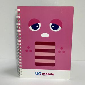 【未使用】ガチャピン ムック リングノート 落書き帳 UQ mobile/非売品