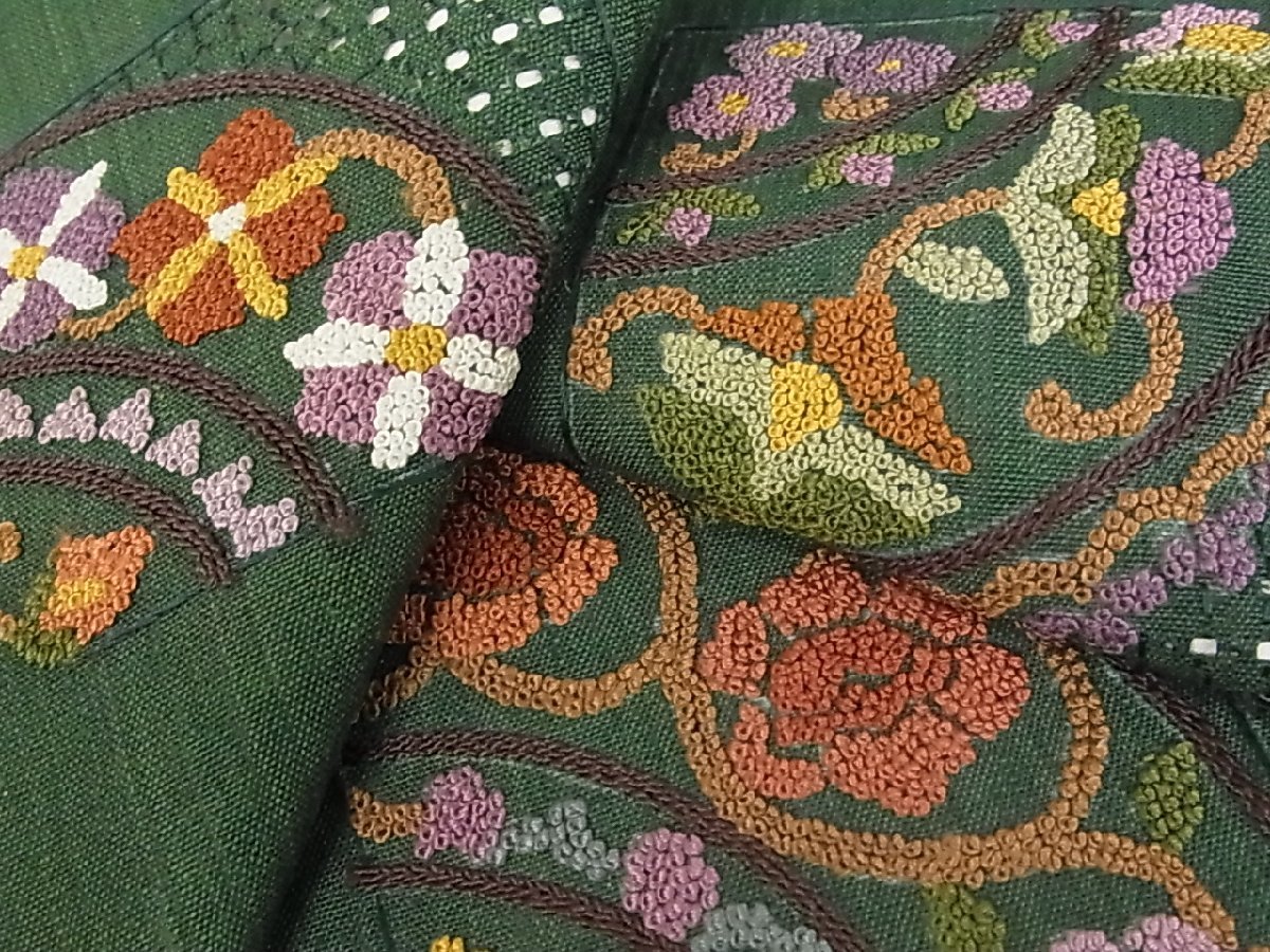水色の紬地にスワトウ刺繍の名古屋帯 着物 - www.onkajans.com 水色の紬地にスワトウ刺繍の名古屋帯 着物 - www.onkajans.com