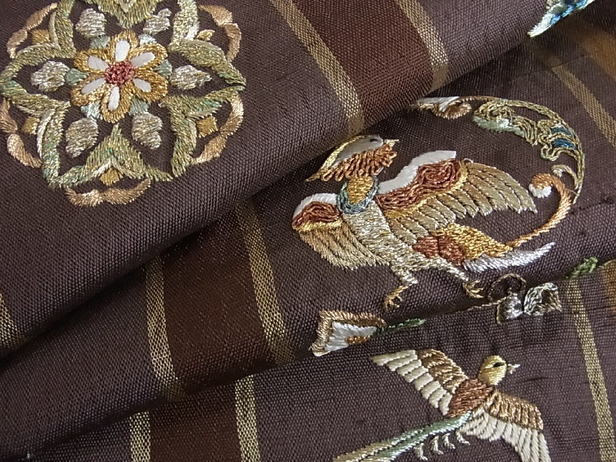 2021A/W新作☆送料無料】 202my44 逸品 豪華総刺繍 袋帯 相良刺繍 金糸