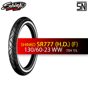 ★SHINKO 130/60B-23 ホワイトウォール SR777 ハーレー 130/60-23 23インチ カスタム シンコー 日本未発売 新品