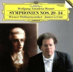 モーツァルト：交響曲第２９＆３４番／ジェイムズ・レヴァイン