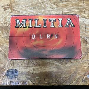 ア HIPHOP,R&B MILITIA - BURN シングル TAPE 中古品