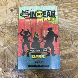 ア HIPHOP,R&B PEEPS REPUBLIC: IN YA EAR HOLIDAY 1998 SAMPLER! TAPE 中古品