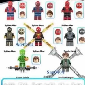  Человек-паук dokta- Octopus большой arm зеленый go Brin 8 body Mini fig Lego сменный 