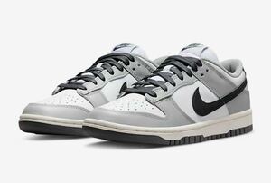 Nike WMNS Dunk White Light Smoke Grey US7 24cm ナイキ ダンク ロー ホワイト ライトスモークグレー スニーカー