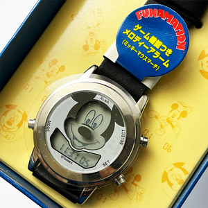 ミッキー 腕時計 ゲーム付きデジタル 箱、取説付きのデッドストック並の美品です 珍品 レア MICKEY ALBA アルバ SEIKO セイコー ディズニー