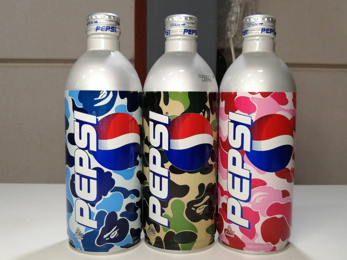 メーカー在庫少、売り切れ時はご容赦ください APE×PEPSI 缶 12本セット