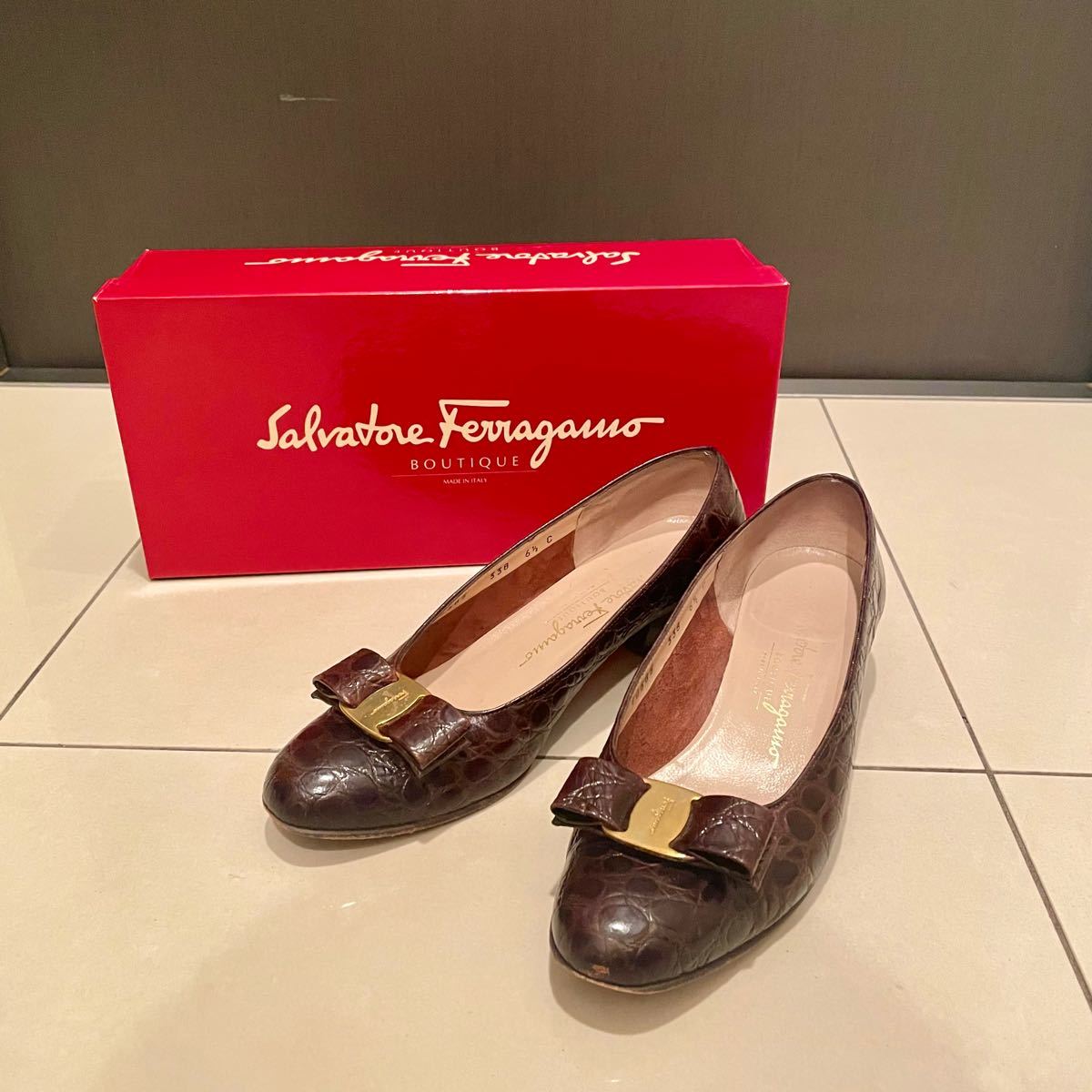 新品Salvatore Ferragamo フェラガモ パンプス レディースファッション