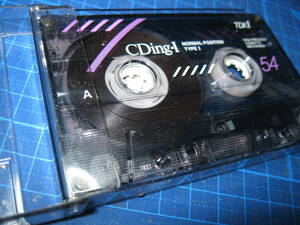 使用済み 中古　 カセットテープ　TDK　CDing1　1本　Type1　ノーマル　54分 1本 爪あり　No.622