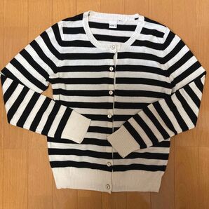 HERE'S ボーダーカーディガン