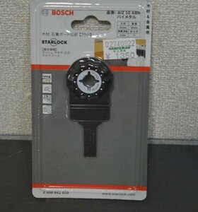 【BOSCH】STARLOCK　カットソー マルチツール用ブレード10mm(スター ロック)　AIZ10ABN バイメタル(木材/石 膏ボード切断)20山(菅1704YO)