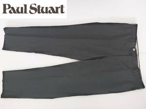 美品 Paul Stuart ポールスチュアート ★濃グレー　スラックス 91 XL相当