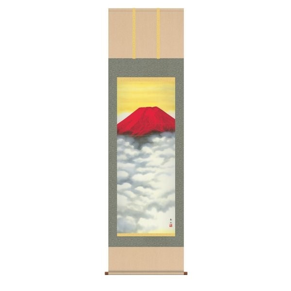 2023年最新】Yahoo!オークション -掛け軸 赤富士(山水、風月)の中古品