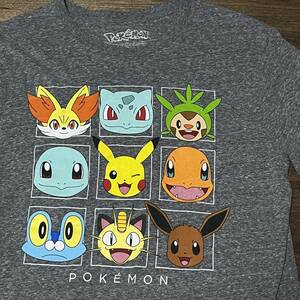 ポケットモンスター ピカチュウ ゼニガメ ニャース イーブイ ポケモン メンズ Tシャツ Pokmon Pikachu Eevee Squirtle Meowth shirt