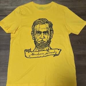 GIORDANO エイブラハム・リンカーン 大統領 Tシャツ Abraham Lincoln shirt