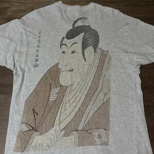 東洲斎写楽 市川鰕蔵の竹村定之進 Tシャツ Sharaku ukiyo-e shirt