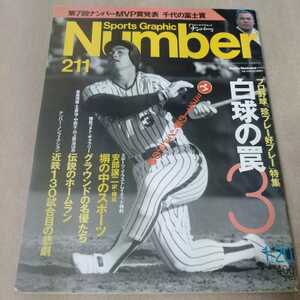 Number　ナンバー　No.211　1988年1/20