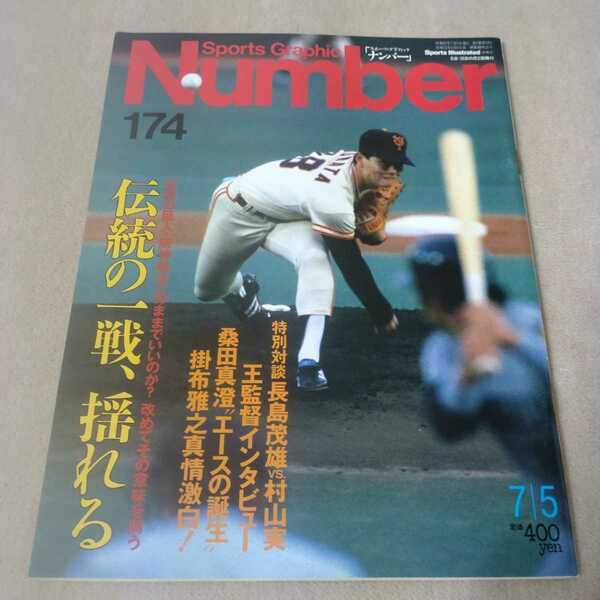 Number　ナンバー　No.174　1982年7/5