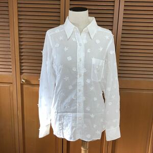 [ rare ] Chanel Icon long sleeve shirt 08P size 38 ( tube H43 S22 )