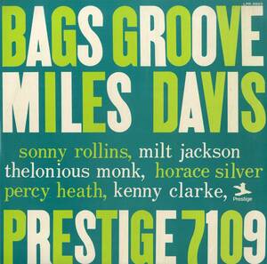 A00528880/LP/マイルス・デイヴィス「Bags Groove (LPR-8865・MONO・ハードバップ)」