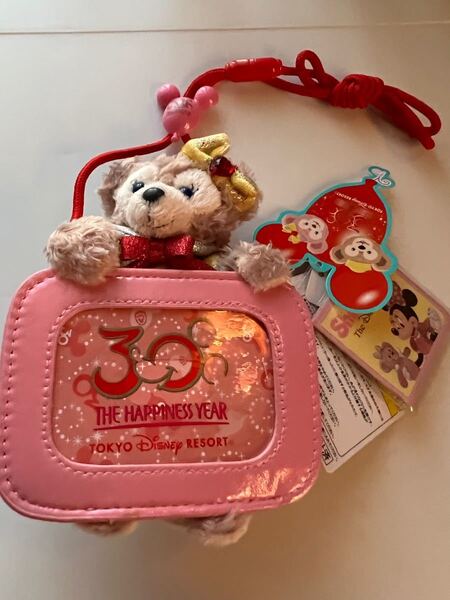 シェリーメイ ディズニーシー タグ付き ぬいぐるみ パスケース TDS 東京ディズニーシー 30周年 happiness