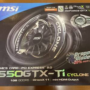msi NVIDIA GeForce GTX 550 Ti GRAPHICS CARD PCI EXPRESS 2.0 1GB GDDR5 N550GTX-Ti