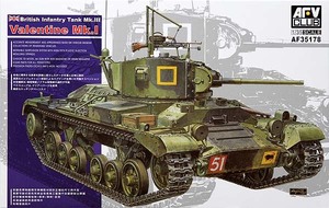 ●蔵出し！　AFVクラブ　35178　1/35 イギリス バレンタイン Mk.1 歩兵戦車