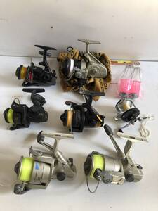 ⑤t472◆釣具◆リール◆まとめて SHIMANO/OLYMPIC/TOMORROW/SILSTAR スピニングリール フィッシング EF30B/SS1000/ER400 釣り道具