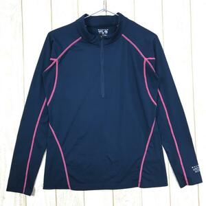 WOMENs M マウンテンハードウェア クイックドライ ロングスリーブ ジップネック シャツ MOUNTAIN HARDWEAR OR0872 ネ