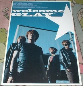 ポスター　GLAY（グレイ） [welcome GLAY ARENA TOUR 2000 HEAVY GAUGE] LIVE告知