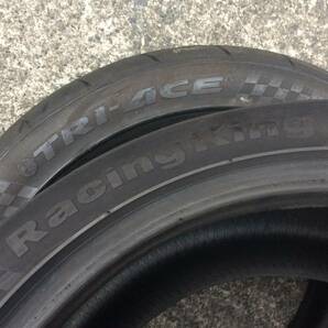 235/40R17 TRI-ACE Racing King 2本 2018年製 新鮮味有るけど気に成ら無いヒビ有りデモカーカスタムカー転がし用など レーシー好きの方(^^)の画像3