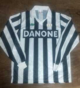 Переговоры по снижению цен 92-93 Juventus fc с длинным рукавом, сделанный в Италии) 1992 1992 г. Ювентус L/S Baggio Uefa Cup Ballon D'Or Baguobaron кукла