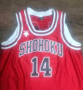 値下げ交渉 スラムダンク 湘北高校 三井 オフィシャルユニフォーム DESCENTE 検)SLAM DUNK SHOHOKU THE FIRST MITSUI 赤木 宮城 流川 桜木