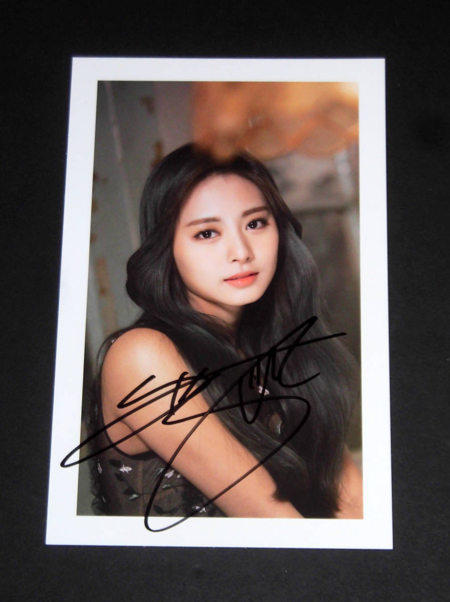 国内正規□ ツウィ 直筆サイン入り写真 証明書付き Tzuyu TWICE | pzn