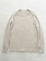 メンズ MARC JACOBS カシミヤ100% sizeXS カシミアセーター 生成り ナチュラル cashmere コレクションライン マークジェイコブス 秋冬 2015_画像1