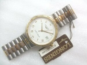 не использовался новый товар высший класс мужской Longines кварц Conquest наручные часы обычная цена 300000 иен W363
