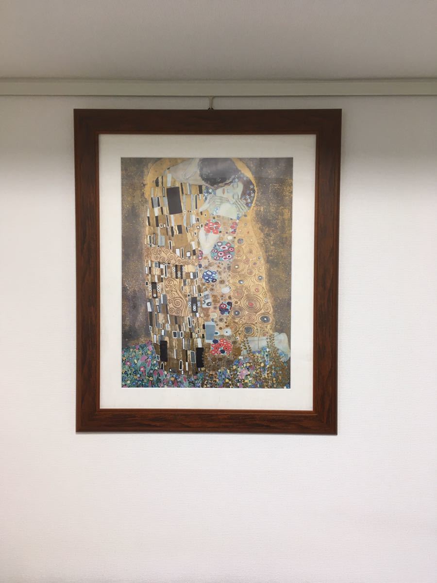 ヤフオク! -「接吻_(クリムト)」(油彩) (絵画)の落札相場・落札価格