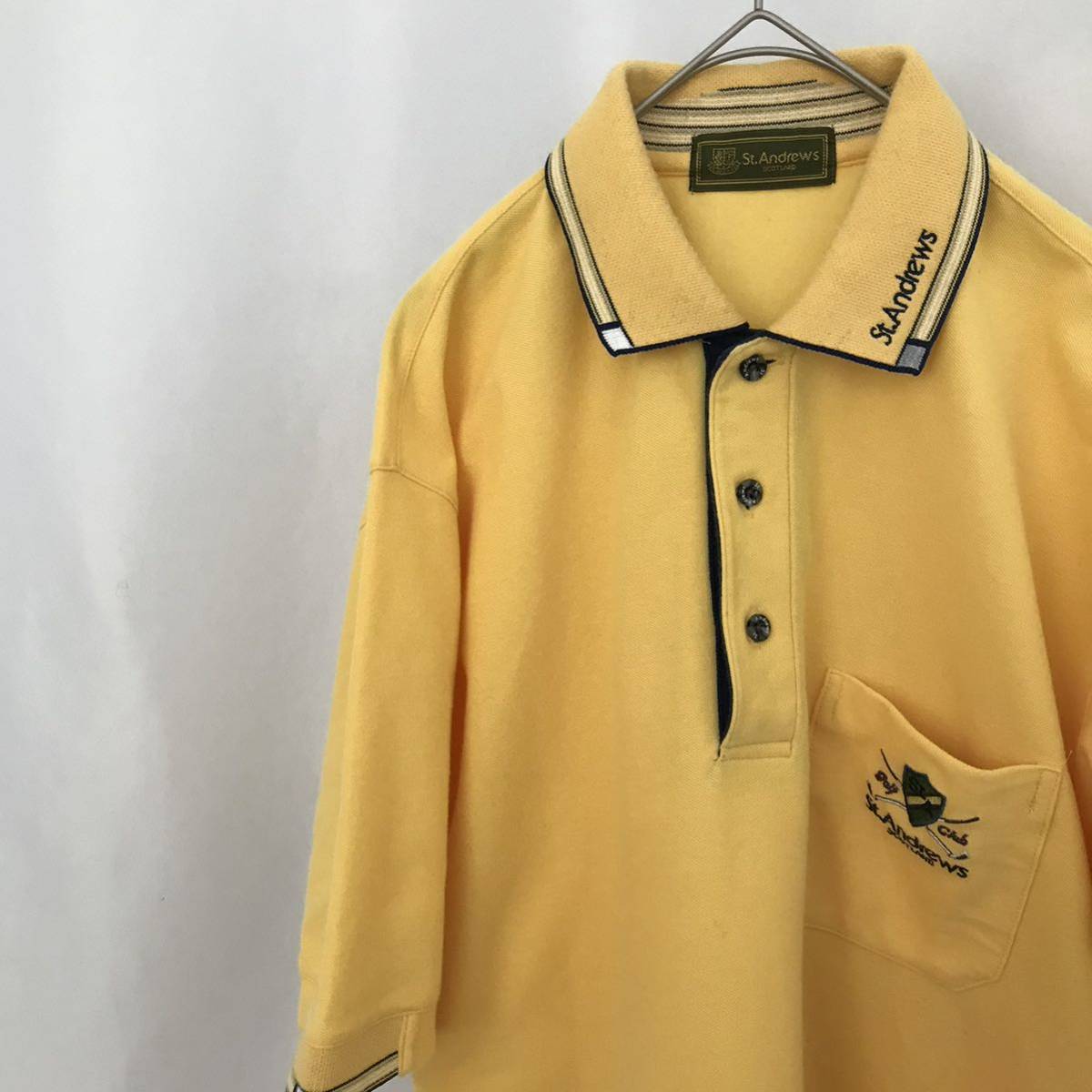st ANDREWSセントアンドリュース半袖ポロシャツ新品同様美品サイズL