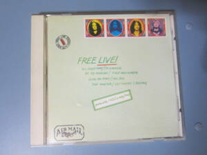 【中古CD/ロック】フリー　FREE/ ライヴ！　1971年ＬＩＶＥ！　　フリー唯一の傑作ライヴ！　　8曲収録　　送料無料!!♪