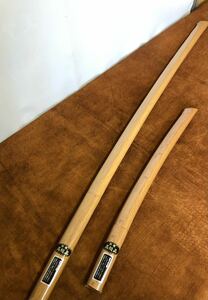 [ new goods ] kendo . old . step investigation domestic production red ... wooden sword large sword small sword 2 pcs set 