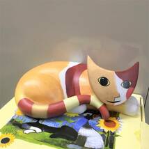 新品　ドイツ ゲーベル社　ロジーナバハトマイスター　陶器の置物　ネコ 猫 ねこ　laura　フィギア_画像3