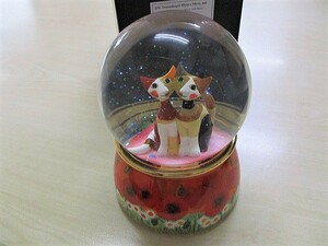 Бесплатная доставка Розена Шляпа Meister Cat Cat Cat Snow Dome Snow Glove Micio e micia с орг