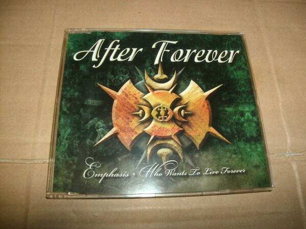 送料込み 輸入盤CD After Forever アフター・フォーエバー Emphasis/Who Wants To Live Forever
