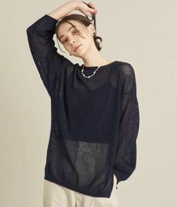 【BEAUTY&YOUTH UNITED ARROWS】【WEB限定】by メッシュニットプルオーバー/インナー付き ∴