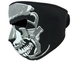  Skull mask airsoft face guard protection against cold . manner military ash 