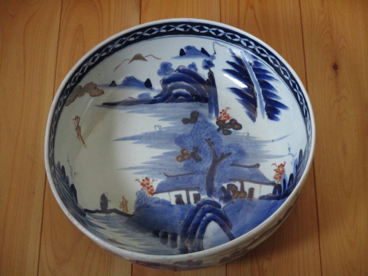 国宝級 江戸時代 古伊万里 特大深鉢 有田焼 美術、工芸品 美術、工芸品