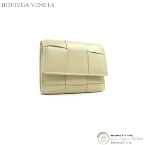  Bottega Veneta (BOTTEGA VENETA) кассета три складывать застежка-молния бумажник кошелек 651372po гребень ( новый товар )