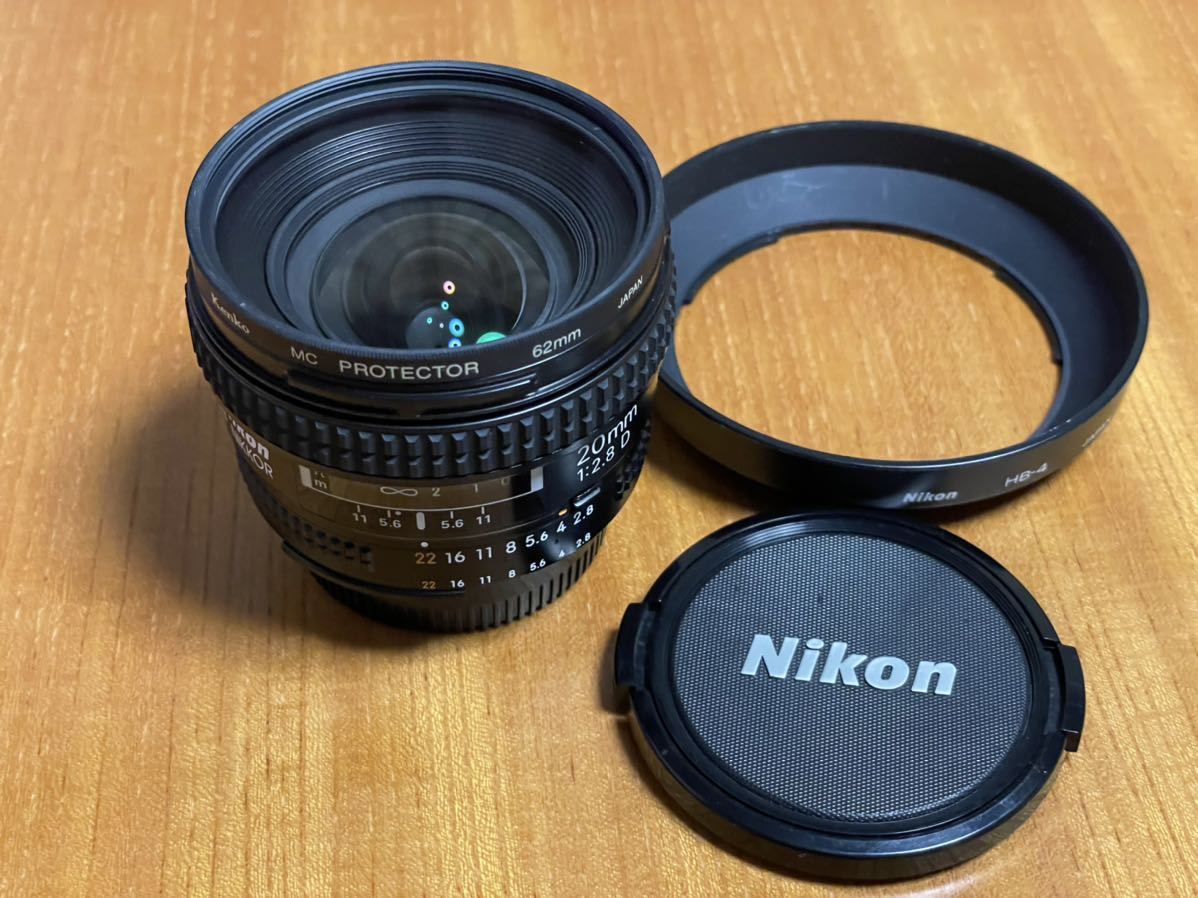 Ai AF 20mm f2.8 Nikon Nikkor HB-4 フード付 特價區