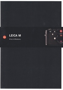 Leica ライカ M M as in Milestone の カタログ(新品)