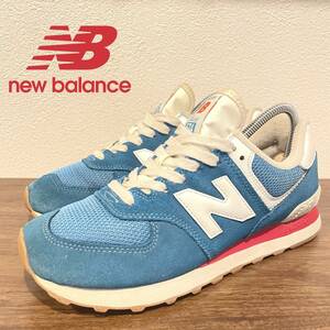 New Balance WS327KB ホワイト/ネイビー24cm